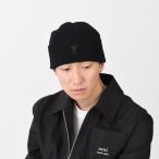AMI ALEXANDRE MATTIUSSI AMI DE COEUR アミパリス 帽子 ニットキャップ ウール ビーニー UBO006 018 メンズ ユニセックス ブラック リブ編み ロゴ