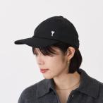 ショッピングキャップ AMI ALEXANDRE MATTIUSSI AMI DE COEUR アミパリス クリンクル加工ナイロンツイル スタッズキャップ UCP268 PA0035 レディース ユニセックス ブラック