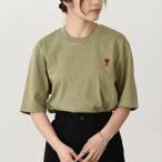 AMI ALEXANDRE MATTIUSSI AMI DE COEUR アミ パリス トップス ロゴT ボクシーフィット Tシャツ UTS005 726 レディース ユニセックス 人気 おすすめ プレゼント