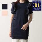 CHLOE クロエ ワンピース フレンチテリー ミニドレス C20066 キッズ レディース GIRL NAVY ネイビー PALE PINK パール ピンク ロゴ パール タイト 大人もOK