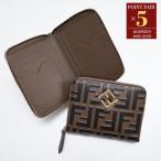 ショッピングフェンディ FENDI フェンディ 財布 ウォレット FFダイヤモンド ジップアラウンド財布 ミディアム 8M0508 ADYM レディース ブラウン レザー ジッパー開閉 ロゴ 二つ折り財布