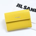 ショッピングミニ財布 JILSANDER ジルサンダー ミニ財布 ロゴ入り J07UI0009P5355 3つ折り ベビーウォレット レディース イエロー エンボス 牛革 ギフト プレゼント おすすめ 人気