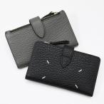 MAISON MARGIELA メゾン マルジェラ カードケース ミニ財布 4ステッチ ジップウォレット SA1VX0019 P4455 レディース ユニセックス グレー ブラック