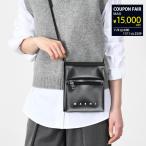 MARNI マルニ バッグ ショルダーバッグ シューレースストラップ付きポーチ SBMQ0036A1 P5769 レディース ユニセックス ブラック ミニバッグ ギフト 人気