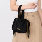 PATOU パトゥ バッグ ハンドバッグ リサイクルサテン イブニングポーチ AC074 0171 レディース ブラック ポーチバッグ ミニバッグ