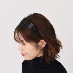 FERRAGAMO フェラガモ ヘアアクセサリー アクセサリー ヴァラ リボン カチューシャ クリスタル 341689 レディース ブラック ロゴ エ