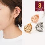 TORY BURCH トリーバーチ ピアス アクセサリー ミラー パヴェ スタッズ 53422 レディース 女性 シルバー ロゴ