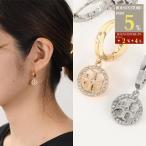 TORY BURCH トリーバーチ アクセサリー ピアス ミラー パヴェ フープ 87041 レディース ゴールド シルバー クリスタル 両耳用 オケージョン