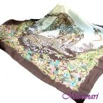 130cm. супер большой размер квадратный шарф Gold цвет. монета type очарование . диагональ прилагается Brown обрезка 2 шт. леопард . заметный 