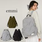 エミ ウェア  ボックスチェックギャザーボディーバックパック 13wgb254311 レディース BAG バックパック リュック スポーティー emmi WEAR