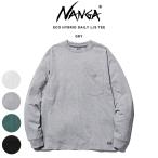 NANGA ナンガ ECO HYBRID DAILY L/S TEE/エコハイブリッド デイリーロングスリーブティー Tシャツ リサイクル素材 アウトドア ギフトにおすすめ