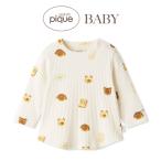 gelato pique BABY животное хлеб рисунок long T pbct264479 пижама tops часть магазин надеты jelapike празднование рождения 2026 осень Gelato Pique baby 