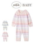 ジェラートピケ ベビー BABY ベビモコカラフルボーダーロンパース pbno255446 ジェラピケ 出産祝い 赤ちゃん ルームウェア 部屋着 gelato pique