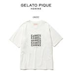 GELATO PIQUE HOMME ジェラートピケ オム ルームウェアー 通販 (メンズ)(EAMES)ロゴワンポイントTシャツ pmct221930 イームズコラボ