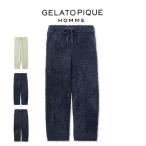ジェラートピケ オム ベーシックジェラートロングパンツ pmnp259209 メンズ ルームウェア 部屋着 パジャマ GELATO PIQUE HOMME