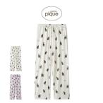 ジェラートピケ HALLOWEEN CAT総柄ロングパンツ pwcp254240 ジェラピケ ハロウィン パジャマ 部屋着 ルームウェア gelato pique