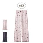 ショッピング柄 ジェラートピケ ストロベリー柄ロングパンツ pwcp255226 ジェラピケ パジャマ 部屋着 ルームウェア HOT FABRIC レディース gelato pique