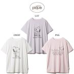 gelato pique ジェラートピケ 通販【PEANUTS】プリントTシャツ pwct214313 SNOOPY スヌーピー コラボ トップス 部屋着 パジャマ ルームウェア