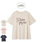 ジェラートピケ 接触冷感 レーヨンロゴTシャツ pwct252243 ジェラピケ ルームウェア パジャマ 部屋着 レディース gelato pique