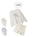 ジェラートピケ シーズーワンポイントロンT&シーズー柄ショートパンツセット pwct254256set pwcp254254 ジェラピケ 上下セット gelato pique
