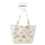 ジェラートピケ ドーナツベア柄ママバッグ pwgb252616 ジェラピケ BAG トートバッグ 大容量 抗菌防臭 ママグッズ 鞄 出産祝い gelato pique