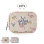 ジェラートピケ ダイナソー総柄ポーチ pwgb261682 恐竜柄 メイクポーチ コスメポーチ 小物入れ 化粧ポーチ レディース gelato pique