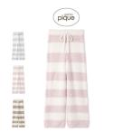 ジェラートピケ ジェラート2ボーダーロングパンツ pwnp255019 ジェラピケ パジャマ 部屋着 ルームウェア レディース gelato pique