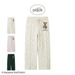 ジェラートピケ Steiff パウダーネップアランロングパンツ pwnp255035 シュタイフ テディベア 部屋着 ルームウェア クリスマス プレゼント gelato pique