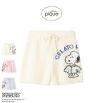 ジェラートピケ PEANUTS オリジナルアート ジャガードショートパンツ pwnp255058 スヌーピー ジェラピケ ルームウェア 部屋着 gelato pique