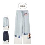 ジェラートピケ HOLIDAY スキーベアジャガードロングパンツ pwnp255124 ジェラピケ パジャマ 部屋着 ルームウェア クリスマス gelato pique