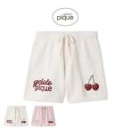 ジェラートピケ ベビモコチェリージャガードショートパンツ pwnp261075 ジェラピケ パジャマ 部屋着 ルームウェア レディース gelato pique