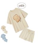 ジェラートピケ モーニングジャガードプルオーバー&畦ショートパンツセット pwnt252047set pwnp252048 ジェラピケ gelato pique