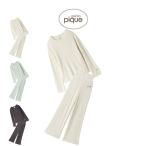 ジェラートピケ 調温スムーズィ―プルオーバー&ロングパンツ pwnt255027set pwnp255028 ジェラピケ ルームウェア 上下セット gelato pique