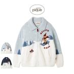 ジェラートピケ HOLIDAY スキーベアジャガードカーディガン pwnt255123 ジェラピケ ルームウェア 部屋着 パジャマ レディース クリスマス gelato pique