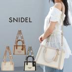 スナイデル キャンバスロゴバッグ swgb252629 レディース ハンドバッグ BAG 鞄 ショルダー付き bag SNIDEL