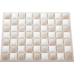 アネスティカンパニー アネスティ(Honesty) 珪藻土 バスマット ベージュ Lサイズ 58×45.5×2.2cm karari 洗える 速