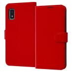 AQUOS wish2 AQUOS wish ケース 手帳型 耐衝撃 シンプル マグネット レッド カバー SH-51C SHG08 A204SH SHG06 A103SH A104SH SH-M20 アクオス