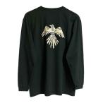 Acoustic アコースティック イーグル ロングTシャツ AC23302 EAGLE L/S TEE 頑丈なロングTシャツ シンプルデザイン 長袖 特大サイズあり