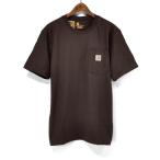 ネコポス送料無料 カーハート CARHARTT ポケット付き 半袖 Tシャツ K87 S/STEE USAモデル ワンポイント 無地 ビッグTEE メンズ レディース ユニセックス