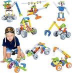 子供向けのSTEMビルディング玩具教育建設ビルディングブロック玩具学習エンジニアリングキット5?12歳の男の子と女の子向けの玩具クリスマ 並行輸入