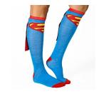 Superman Cape Blue Knee High Socks