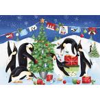遊び心のあるペンギンアドベントカレンダー クリスマスまでカウントダウン 並行輸入