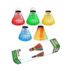 Nylon_5pcs - ZHENAN 8 Pack LED Badminton Shuttlecocks Lighting Birdi 並行輸入