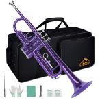 EASTROCK Bb Trumpet Standard Trumpet set with Carrying Case Gloves parallel import 