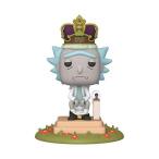 Funko - Figurine Rick &amp; Morty - Rick On Throne King Of Sh!t Pop 10cm 並行輸入