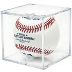 野球ボールディスプレイケース、紫外線防止、アクリルキューブ、野球ボールホルダー、立方体、クリアボックス、記念品のディスプレイ＆収納 スポ 並行輸入