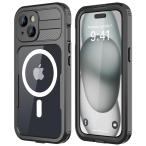 Guirble Design iPhone 15用防水ケース、耐衝撃防塵防水携帯電話ケース iPhone 15用、iPhone 15 6 並行輸入