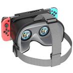 Switch VRゴーグル OIVO VRヘッドセット 焦点距離&amp;瞳孔間距離調整可 3D動画 VRゲーム メガネ対応 固定ヘッドバンド付 並行輸入