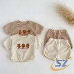 ベビー服 夏服 キッズ 可愛い 上下セット 子供服 半袖 赤ちゃん コットン 男の子 シェンヘン 女の子 セットアップ 部屋着 お出掛け服通園 保育園 0-2歳