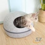 猫ベッドドーム窓付き通年2ペットベ...